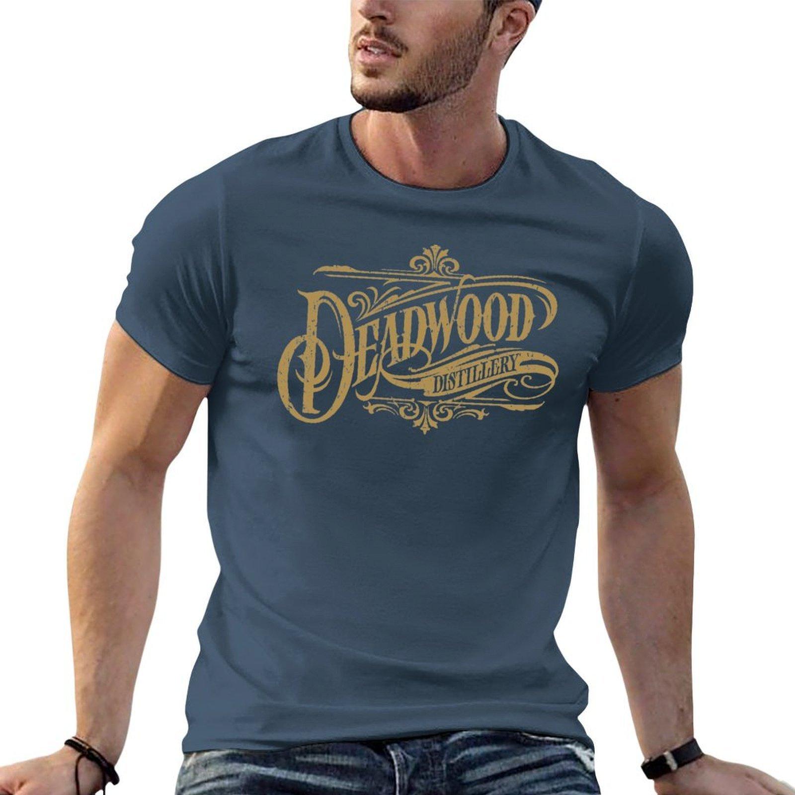 Deadwood Distillery Tshirt Sporty Casual Quick Dry Tshirt S