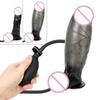 Big Butt Plug Huge Inflatable Dildo Anal Plug Vaginal Stimulation Pump Realistic Penis Suction Cup Sex Toys For Women