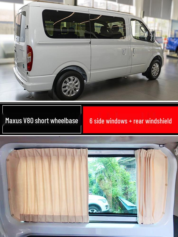 Ford Transit Tourneo Maxus V90 V80 Suede Sunshade Curtains