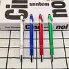 Multi-Color Plastic Ballpoint Pen and Stylus - Meiji Ad Pen