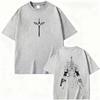 Unisex Dante Print T-Shirt from Devil May Cry, Summer Apparel, Loose Gothic Casual Outfit, Soft Cotton Tee for Men