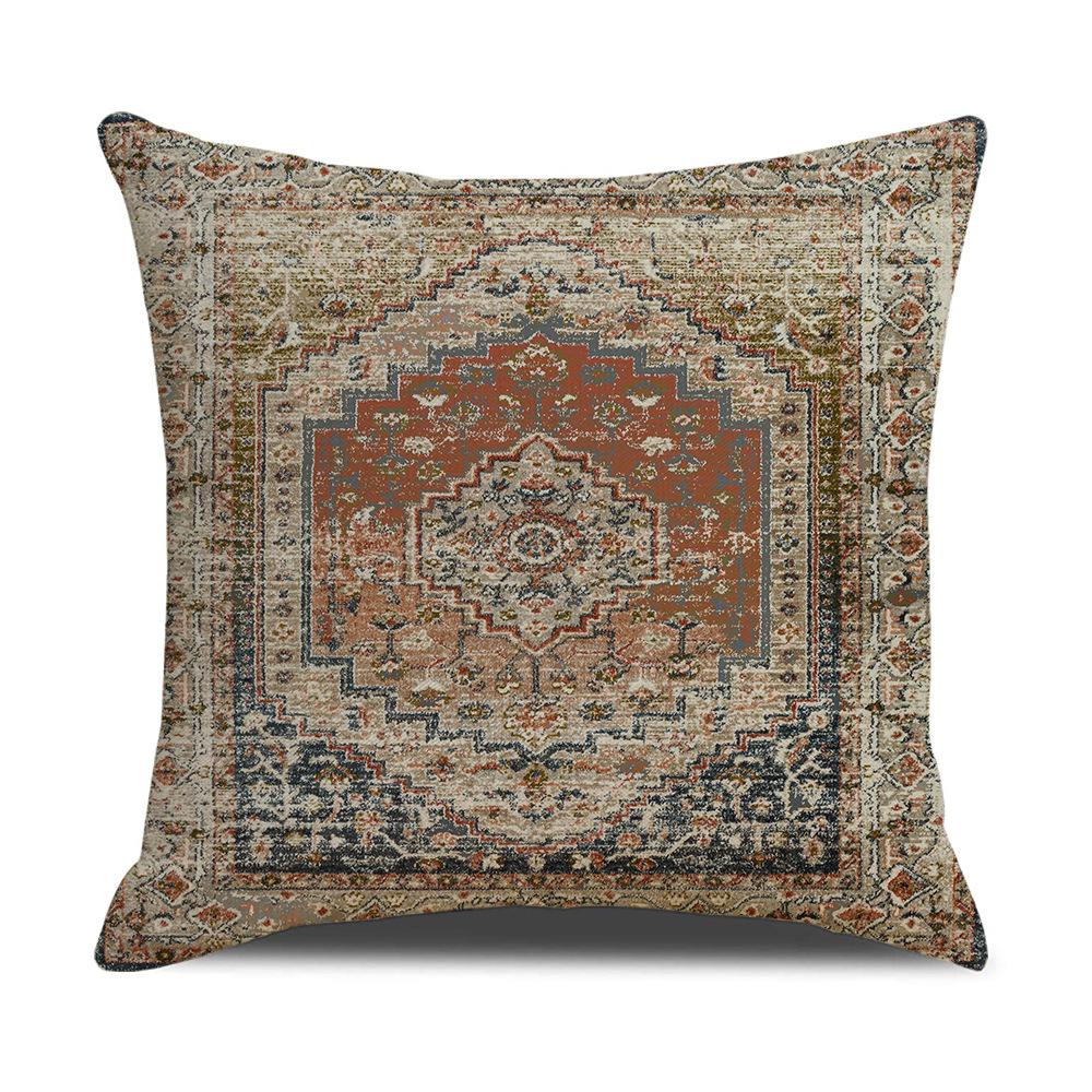 Boho Style Retro Pillow Case Linen Printed Home Decoration Pillow Cushion B&B Sofa