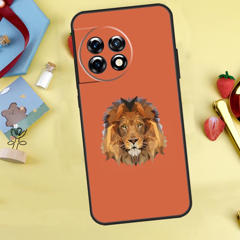 Lion Animal Case For OnePlus Nord 5 CE 2 3 4 Lite N20 N30 OnePlus 10T 12R 13R 13T 10 11 12 13 15 Cover