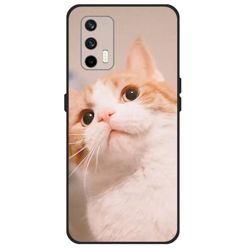 Funda Para Realme GT 5G Funda RMX2202 Cubierta Trasera de Silicona Suave Para OPPO Realme GT 5G 6.43 pulgadas Dibujos Animados TPU Parachoques de Teléfono Bolsas Estuche