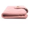 Chanel AP1928 CC Logo Quilted Matelasse Double Zip Card Case Compact Wallet