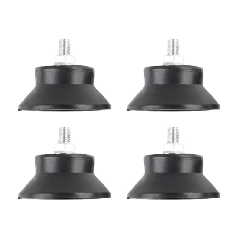 4Pieces Rubber Anti Vibration Pad Noise Dampening Feet for Sturdy Equipment Easy Installation Protective Designs