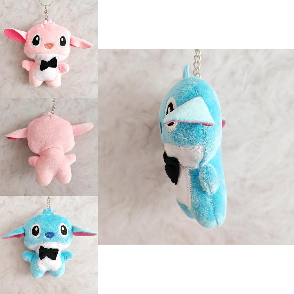 Stitch Plush Keychain With Soft Short Pile For Kids And Collectors