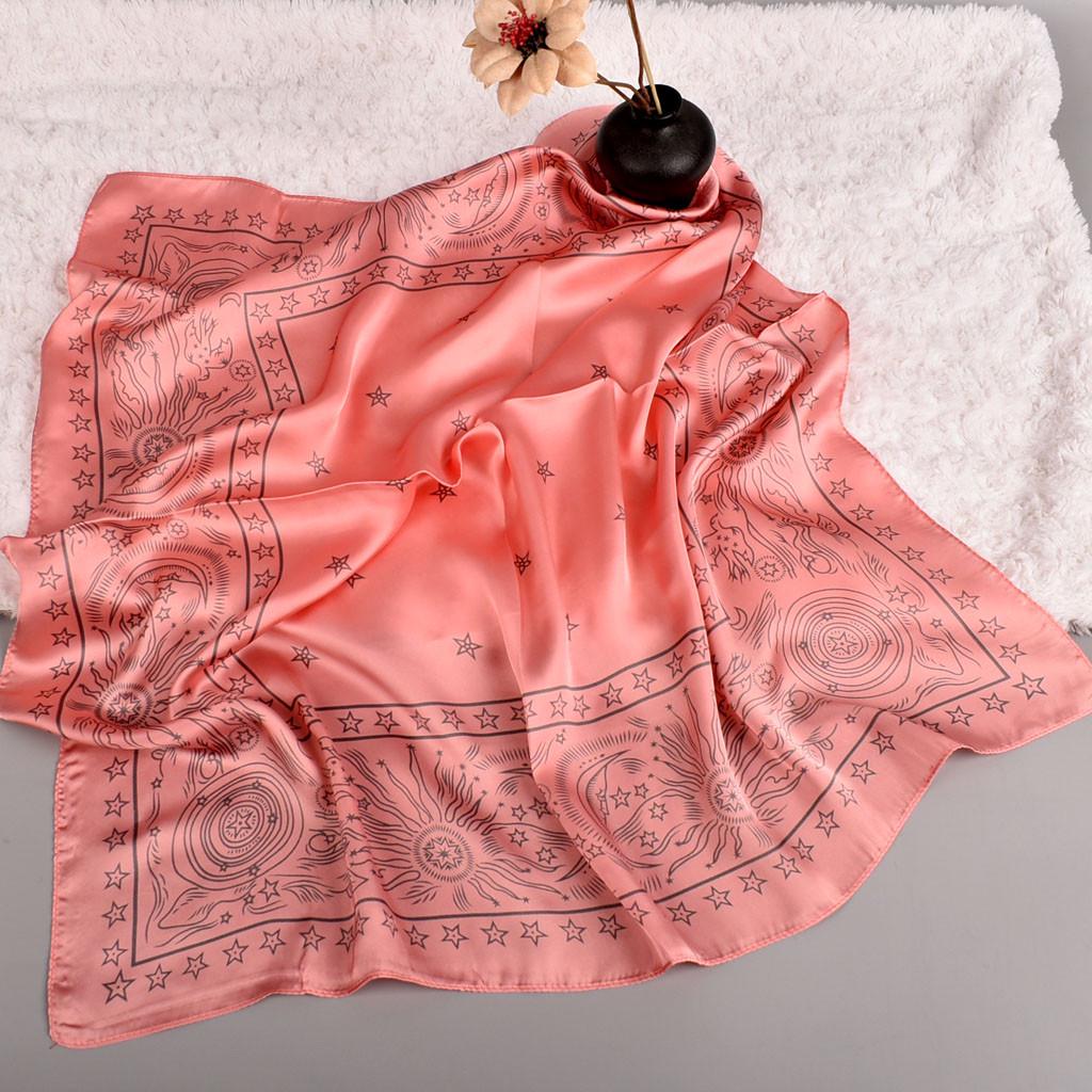 Lenço feminino envolve lenços lenço impresso lenço no pescoço bandana
