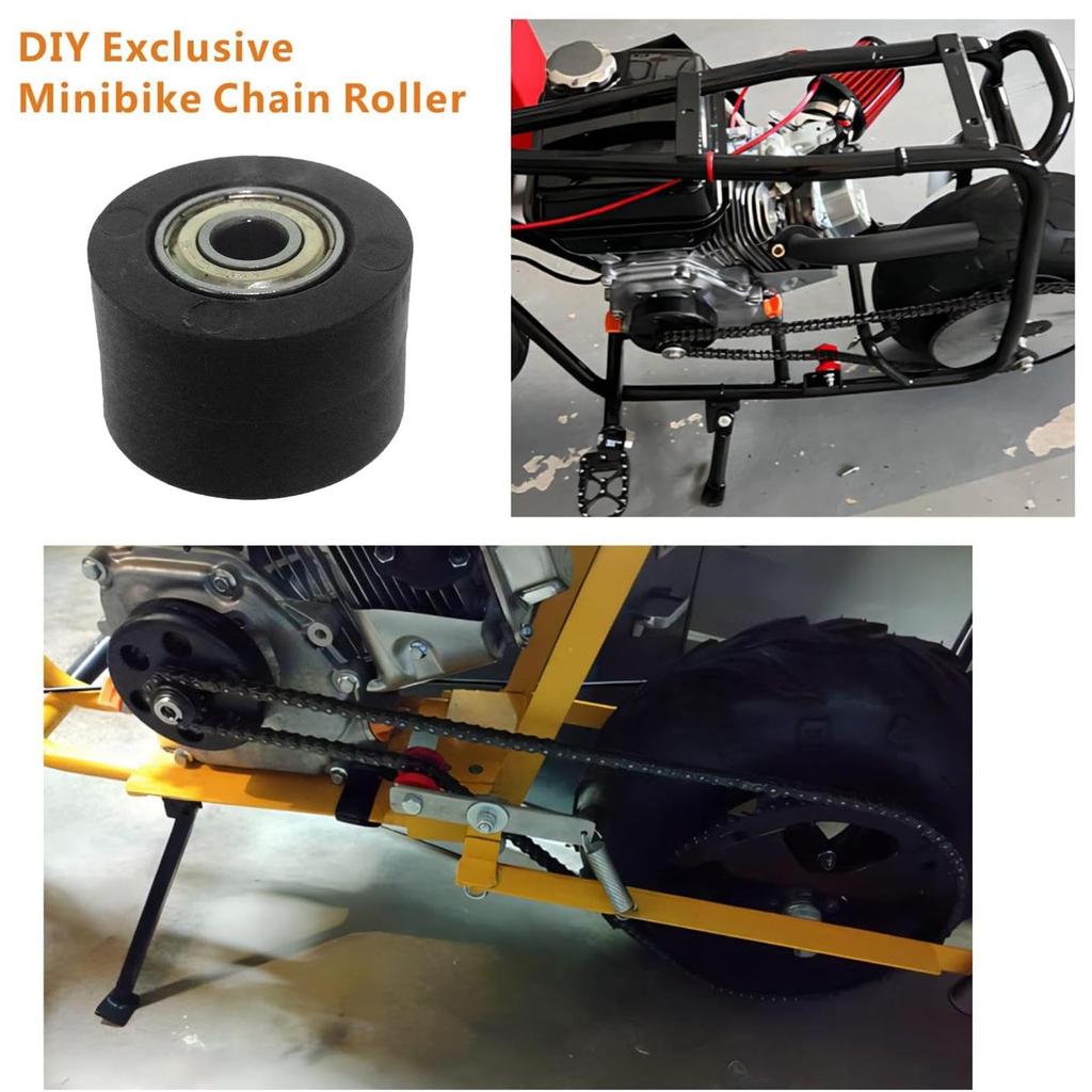 ETUCYNG Motorcycle Chain Roller, Universal Pulley Tensioner - Motorcycle Chain Roller Guide - Bike