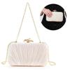 Womens Chain Strap Crossbody Bag Elegant Evening Bag Handbag Retro Banquet Bag Clutch Purse Shoulder Bag for Party