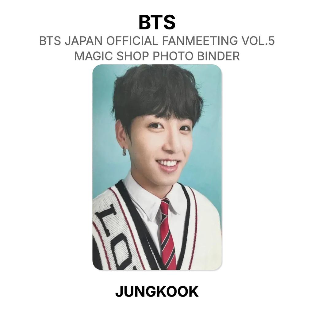 BTS BTS JAPAN OFFICIAL FANMEETING VOL.5 MAGIC SHOP PHOTO BINDER Official Photocard