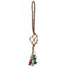 Seven-Color Crystal Pendant with Hand-Woven Tassel for Car or Home Decor