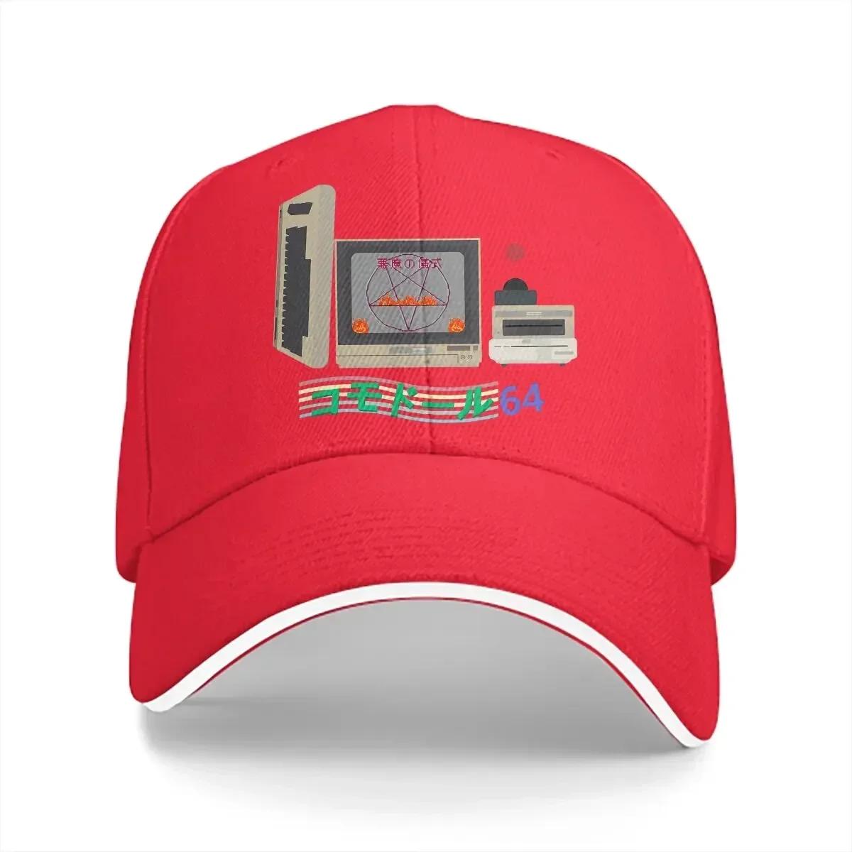 

Washed Unisexs Baseball Cap Old Fashioned Compute Sports Snapback Caps Dad Hat Commodore 64 Computer Golf Hats One Size