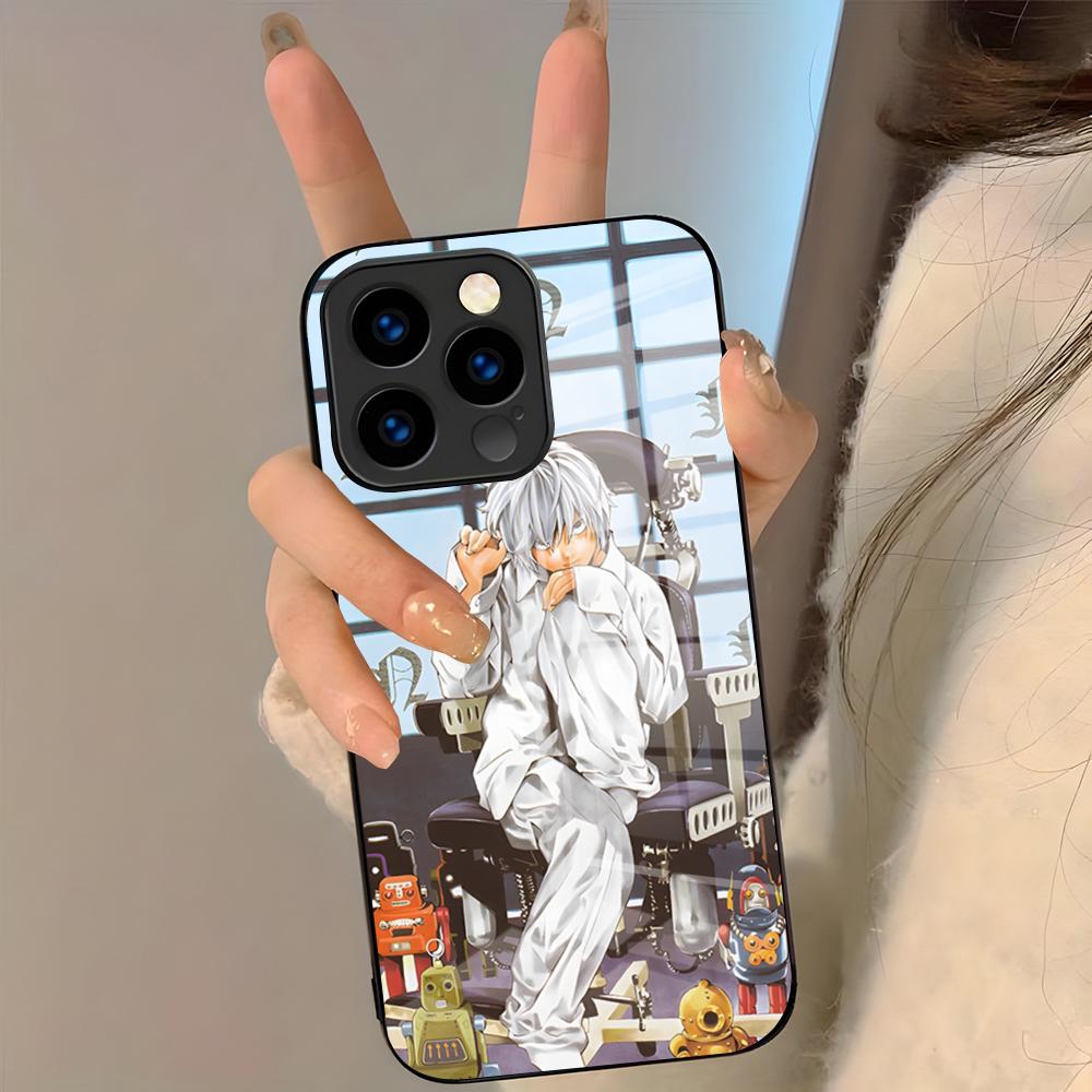 Anime Death Note Phone Case For IPhone 17 Pro Max 16 15 14 Pro Max 13 11 Plus Glass Cover