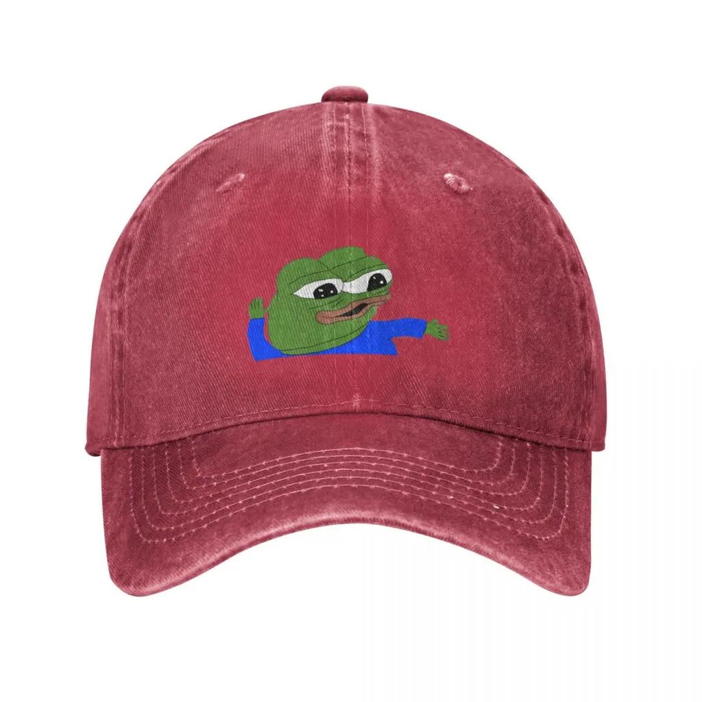 Dancing Apo Pepe the Frogs help helper Baseball Cap Snap Back Hat Horse Hat fun hats Custom Cap Unisex Womens