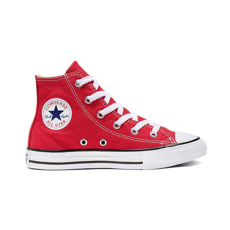 Converse Chuck Taylor All Star High top Kids Canvas Shoes Red Children Aged 3 7 Years Old 3J232C