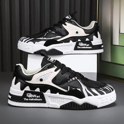 Men's Breathable Thick Soled Casual Shoes Four Season Soft Soled Comfort Outdoor Walking Shoes Student Board Shoes Trendy Shoes