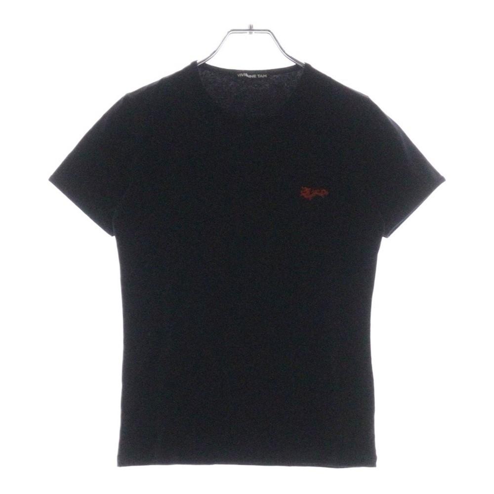 VIVIENNE TAM Dragon Rubber Print Crew Neck Short Sleeve T-shirt Top Women Used 8 Unisex T-Shirt