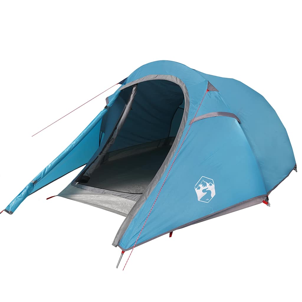 Vidaxl Tourist Tent, Tunnel, 2-Person, Blue, Waterproof