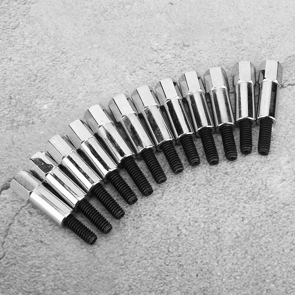 12 stücke Chrom Ventildeckel Schraubensatz Fit für FORD 289 302 351W