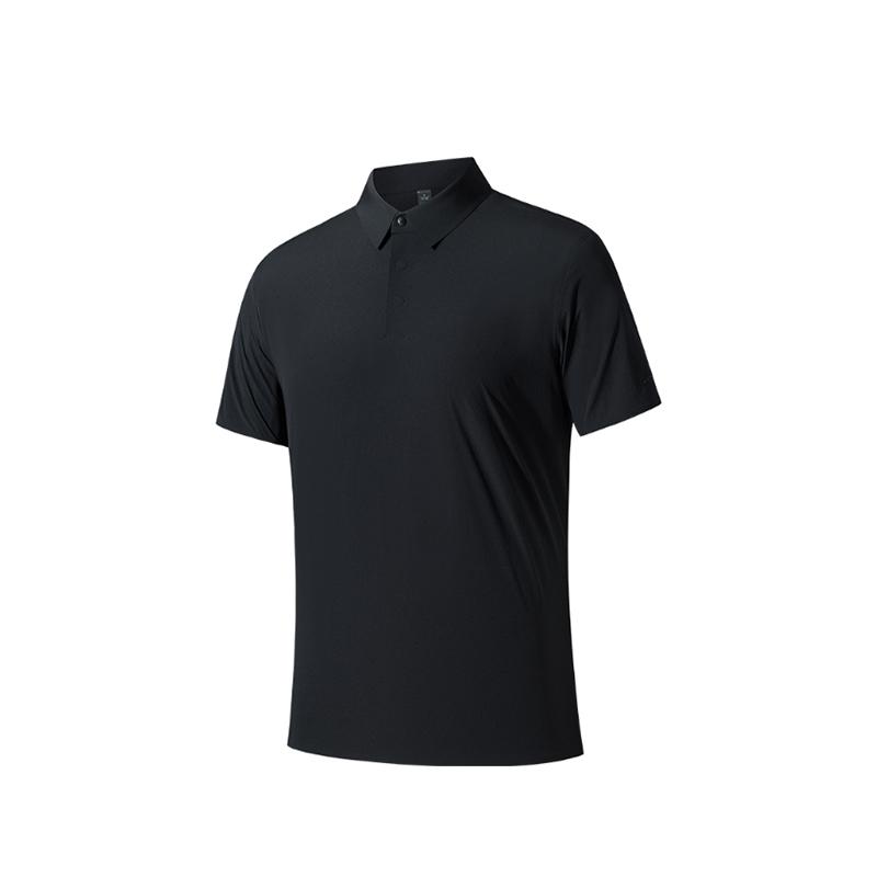 

Anta Champion All-Weather Series Pullover Sports Casual Simple Solid Color Short Sleeve Polo Shirt Men Polo Shirts Basic-Black 152520109-5 M