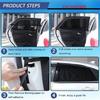 2 Stück Sonnenschutz Auto Seitenfenster-Bildschirm Universal Sonnenblende Netz für Seitenfenster Mesh-Material Baby Kinder Haustiere Verdunkelungsschutz Privatsphäre