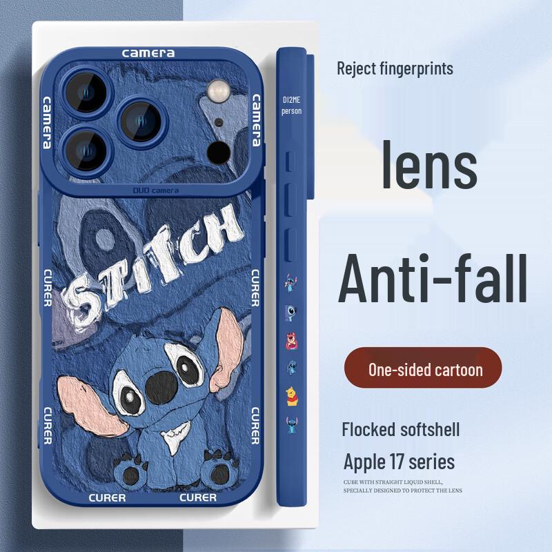Cartoon Shockproof Silicone iPhone Case with Full Lens Protection
