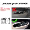 Carbon Fiber Style Interior Sticker for Fiat 500L 2012 2013 2014 2015 2016 2017 Door Handle Area