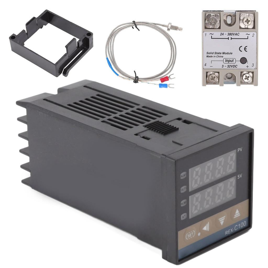 PID Temperature Controller Small Overshoot Digital PID Thermostat Temperature Controller High Accuracy Waterproof for Farm