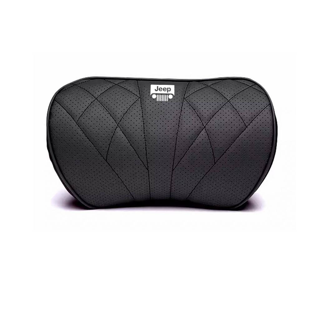 CQAHOI1 New Car Headrest Lumbar Pillow Memory Foam Auto Neck Waist Support Backrests For Jeep JPB Compass Grand Patriot Liberty Renegade