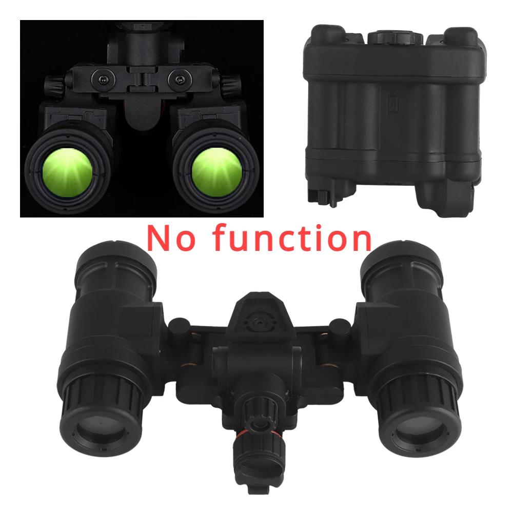 AN/PVS31 Dual-Tube Binocular Night Vision Goggles Dummy Props Airsoft Helmet Accessories Model for Tactical Hunting Cosplay