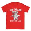 Grönland ist nicht zu verkaufen Liebe Grönland Baumwoll-T-Shirt Für Unisex Sommer Vintage T-Shirts Rundhals Harajuku T-Shirt Übergrößen Oberteile