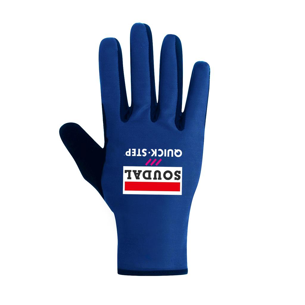 Fluor Yellow 2026 UAE Sports Cycling Gloves Full Finger Men Road Bike Gloves Running Fitness Warmth Gym Riding Bicycle Gloves