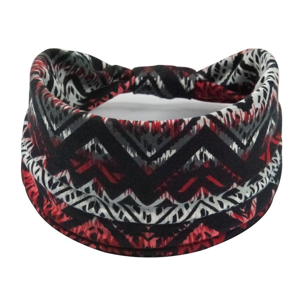 Bohemian Cashew Yoga Übung Stirnband Anti Schweiß und Feuchtigkeit Absorbieren Elastische Baumwolle Stirnband Knoten Stirnband