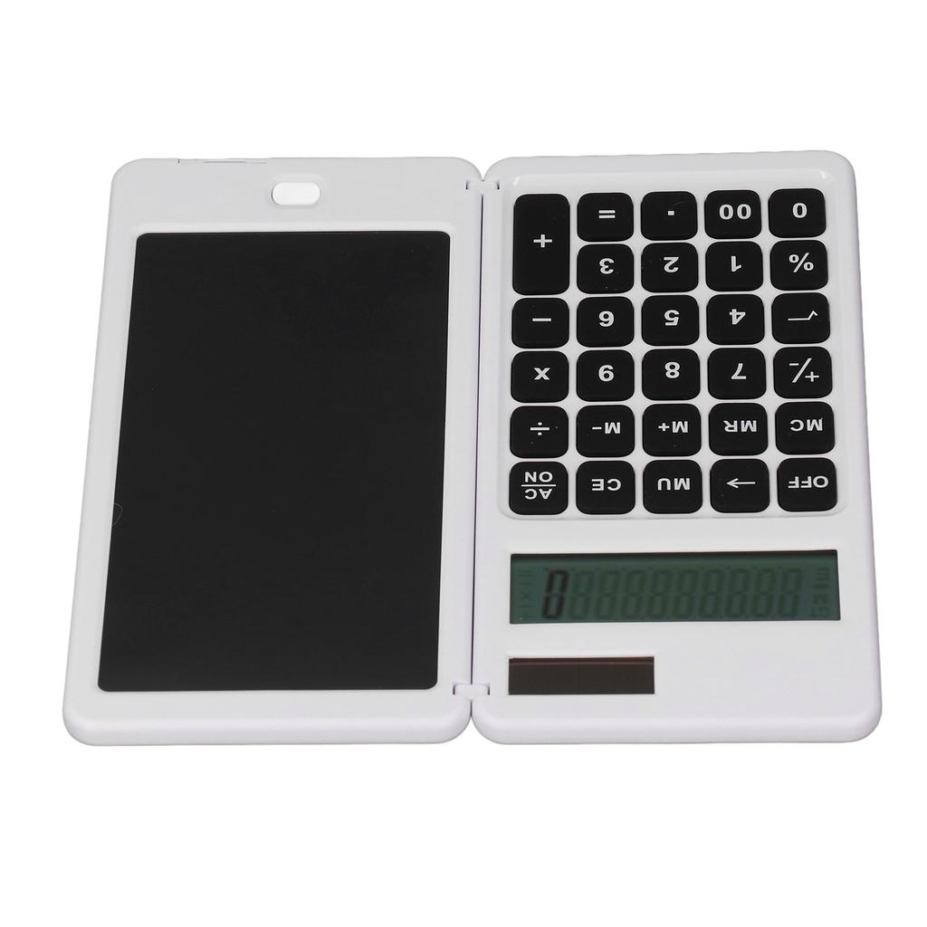 Desk Calcultor Solar Powered Multifunctional Desktop Calculator with Writing Tablet