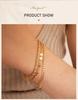 Stainless Steel Chain Bracelet Women, 3mm To 9mm Curb Cuban Chain Bangle Gold Color Unisex Wrist Stackable Jewelry