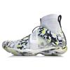 Li Ning Ranger 4 Fabric Slip Resistant Support Slip Resistant Support High Top Badminton Shoes Women's White AYAP008-4