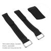 2Pcs Fastening Straps Nylon 20x200mm Adjustable Elastic Bicycle Fixed Organizer BeltBlack
