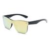 New Square Mirror Sunglasses Men Women UV400 One Piece Lens Fashion Brand Design Driving Eyewear Sun Glasses