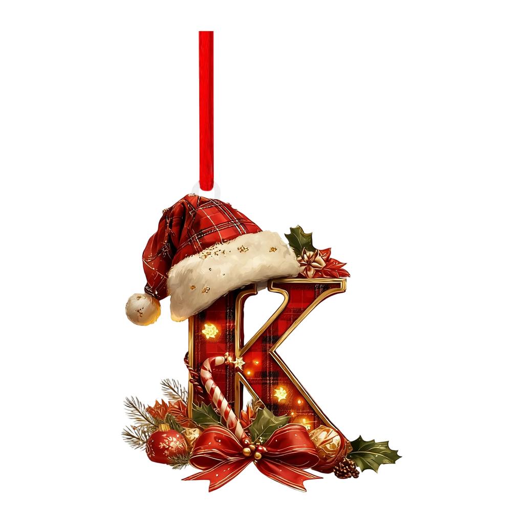 26 Letter,Christmas,Ornaments,Acrylic,1