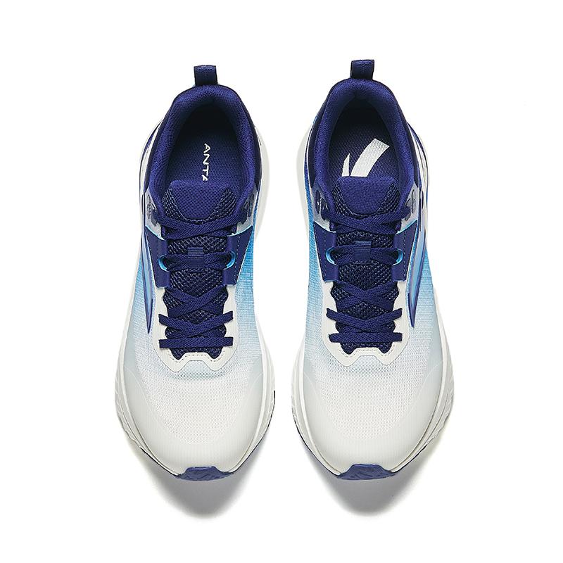 New Anta Low Top Running Shoes Men's White Blue 112435519-7
