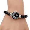 Glow In Dark Couple Bracelets Star Moon Sun Pattern Luminous Glass Beaded Bangle For Women Men Valentines Jewelry