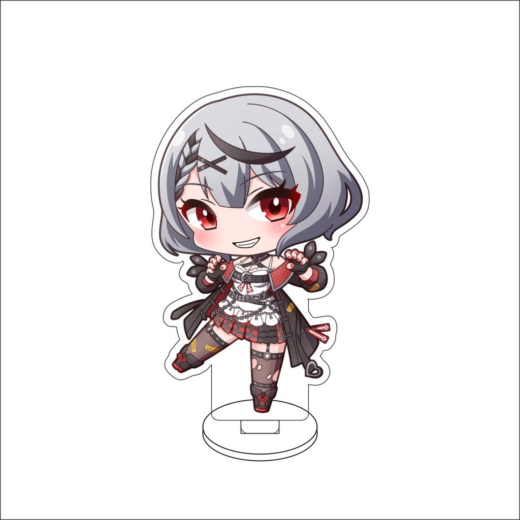 10CM Anime hololive Figure Stand Model Robocosan/Usada Pekora/Shirakami Fubuki Cute Desk Decor Standing Sign Gifts