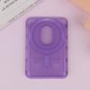 For Magsafe Card Holder Wallet With Strap Transparent Magnetic Wallet Case Magsafe Accessories Magnetic Card Cases