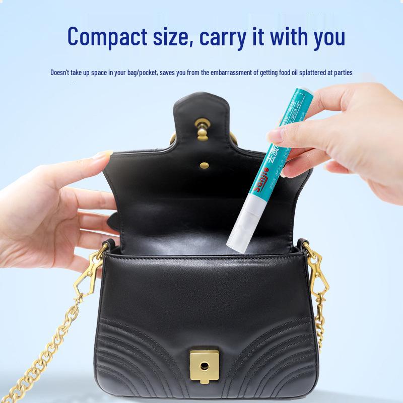 Three Musketeers Multi-Purpose Portable Stain Remover Pen for Clothes - No-Wash, Effective on Oil and Red Wine Stains