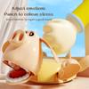 Funny Plastics Panicked Pig Coaster ABS Cute Little Pig Mug Base Stress Relieve Yellow Pink Cup Holder Desktop Ornament