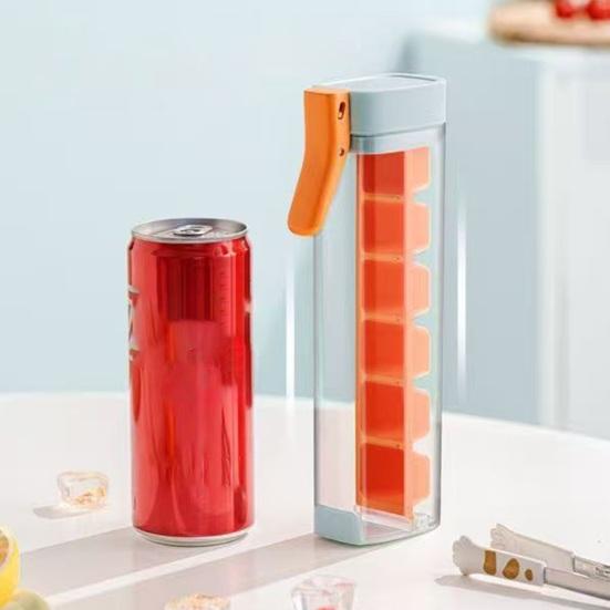 Yousheng Ice Cube Mold Contactless Press Tray Whiskey Cocktail Iced Coffee Easy Hygienic Ice Handling Splash-Free Filling Portable Design Ice