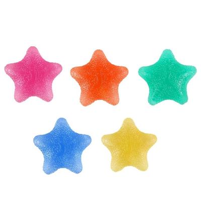 Finger Strength Builder Star Shape Hand Gripper Trainer SEBS Texture Finger Exerciser for Musicians and Gamers Training