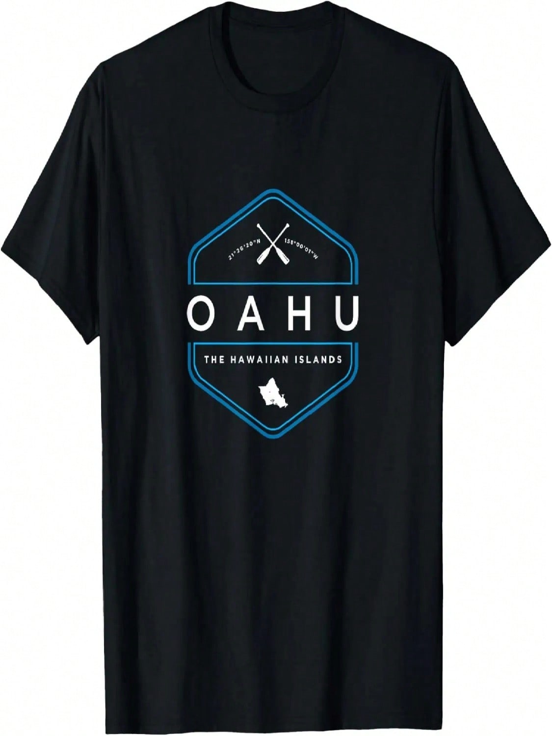 Oahu Hawaii Beach Graphic T-Shirt S разноцветный