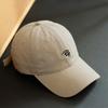 Retro Simple Letter Embroidery Versatile Soft Top Baseball Cap Japanese and Korean Fashion Embroidery Cap Men's and Women's Models